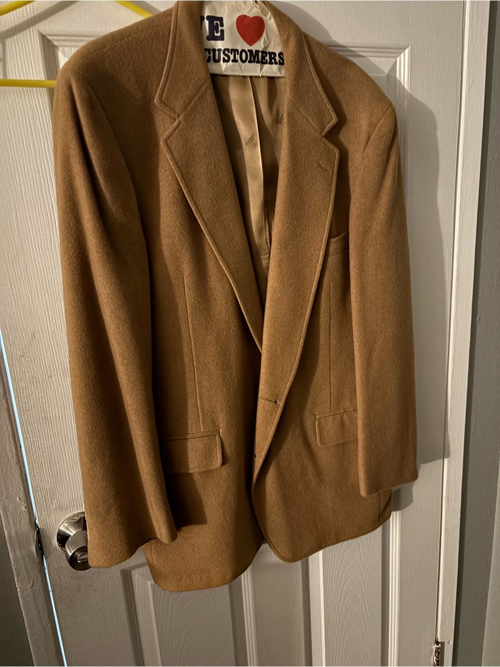 Allen Solly Camel/Tan Single-Breasted Blazer